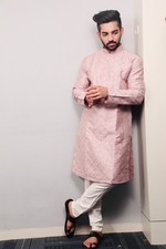 Men's Kurta Cotton Fabric Indian Ethnic Dress Mens Tunic Kurta Plain Full Sleeve