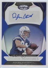 2018 Certified Gridiron Signatures Mirror Blue 44/50 Dylan Cantrell Auto 0q3