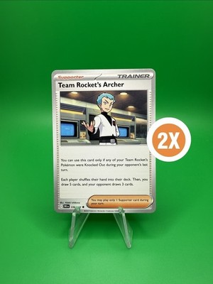 Team Rocket's Archer 170/182 Sv10: Destined Rivals Regular Z1