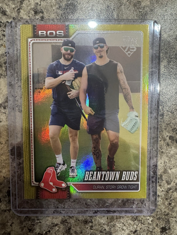 Topps 2026 Series Two Boston Red Sox Beantown Buds #576 Duran/Story /399