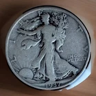 1937-S Walking Liberty Silver Half Dollar Circulated 50C (3)