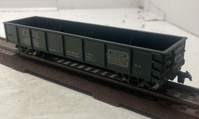 VARNEY HO SCALE ELGIN JOLIET & EASTERN RAILWAY 40 FT GONDOLA E J &E 34655 GREEN