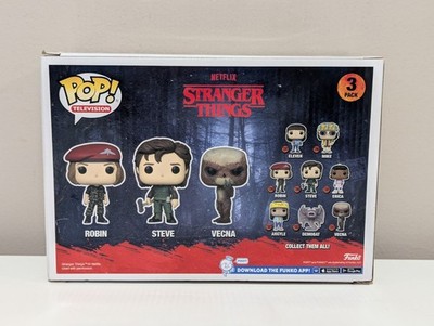 Robin, Steve, Vecna 3 Pack ~ Funko Pop Stranger Things Walmart
