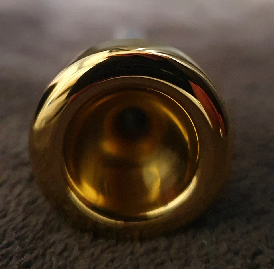 Boquilla trompeta ANTOINE COURTOIS PARIS 4-1/2 D, chapada en oro 24K, ¡EXCEPCIONAL! Foto 4 de 4