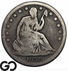 1859-O Seated Liberty Half Dollar, New Orleans Mint Issue