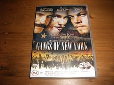 GANGS OF NEW YORK (DVD) MA (15+) 2 DISC EDITION DANIEL DAY-LEWIS MARTIN SCORSESE