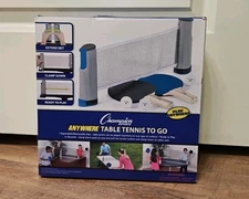NEW Champion Sports Anywhere Table Tennis To Go Complete Set / Compact Design