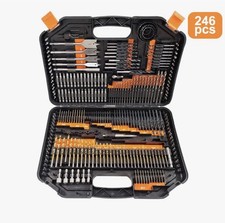 246pc Drill Bit Set - VonHaus  Combination Drill Bit Set  & More in Storage Case