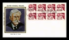 US COVER OLIVER WENDELL HOLMES BOOKLET FDC COLORANO SILK CACHET