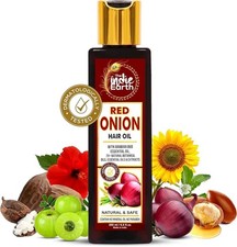 Red Onion Hair Growth Oil - Anti Hair Fall Enriched with 29 Natural Herbs,...
