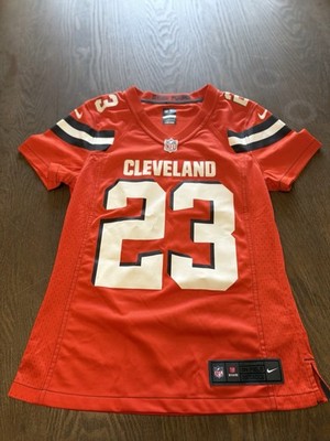 Cleveland Browns Joe Haden Women s Small NFL Football Jersey Orange