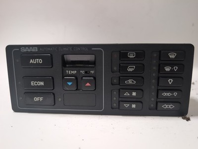 OEM Saab 9000 Heat AC Control Panel 4071742 Fits  1990 to 1994