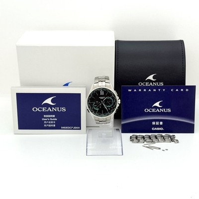 CASIO Uhr OCEANUS 0CW-S3400E-1AJF Silber Limitiert auf 500 Stück Weltweit Auth