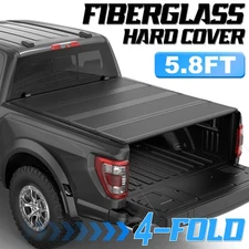 Truck Tonneau Cover For 2007-2025 Chevy Silverado GMC Sierra w/ 5.8FT Bed Length