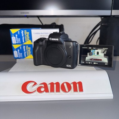 Canon EOS M50 Body, Wifi, BT, 24,1MP, Touch, 2 neu, 2000 Auslösung,