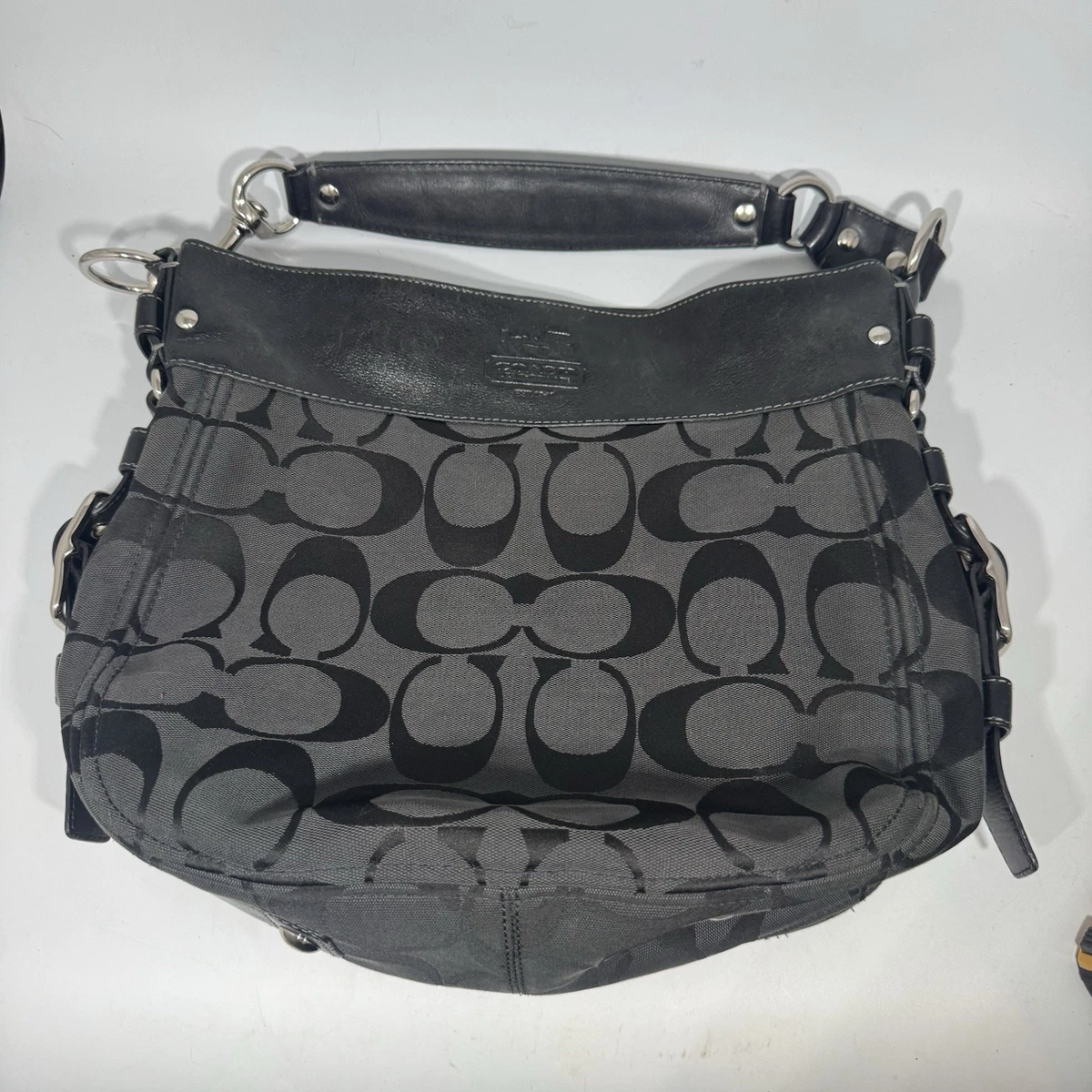 Coach Black Signature Hobo Bag | eBay
