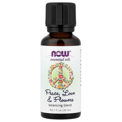 Essential Oils, Peace, Love & Flowers, 1 fl. oz (30 ml)