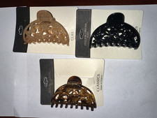 French Atelier Claw Clip Lot Of 3