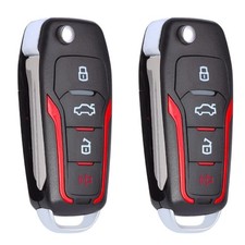 Ford Key Fob Replacement 2 Pack Keyless Entry Car Key for Ford Mustang Explor...