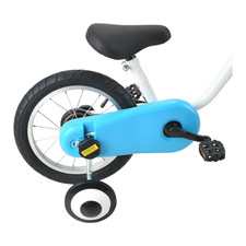 Roues d'entraînement finition noire pour vélo enfant 12 14 16 pouces en acier