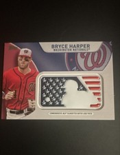 2017 Topps - Mlb Independence Day  Batter Logo Patch Bryce Harper #IDML-BH