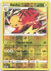 Raichu 053/196 Reverse Holo Rare Lost Origin Pokemon