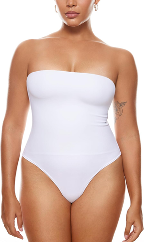 Body Sexy Senza Spalline Da Donna in Un Pezzo Unico - Foto 11 di 12