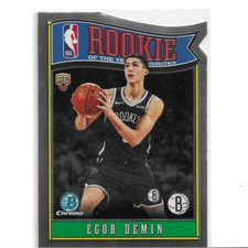 2025-26 Bowman Chrome - Egor Demin #RY-8 Rookie of the Year Favorites - Nets