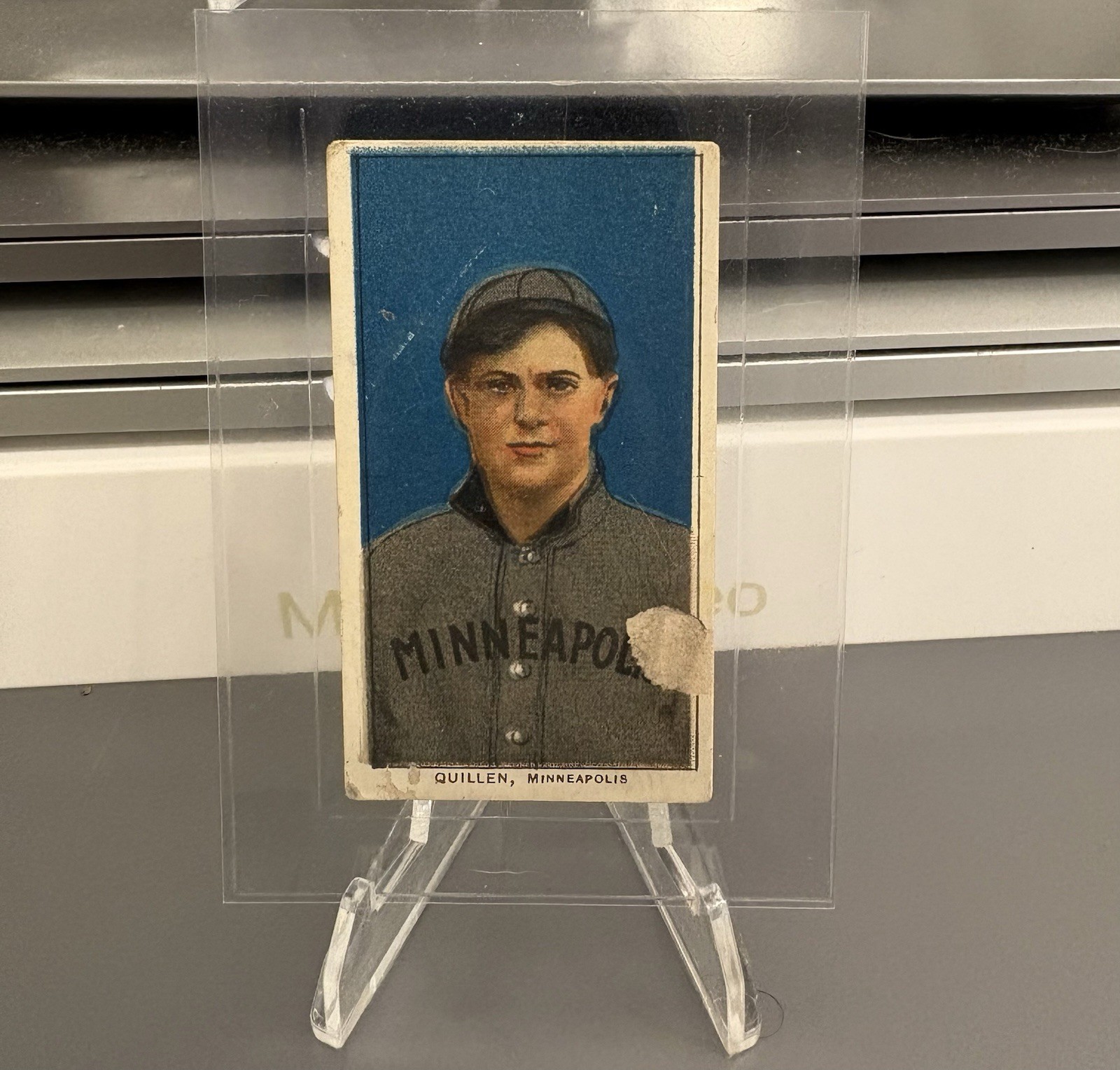 1909-1911 T206 Lee Quillen Cycle 350 Baseball Card Low Pop!!