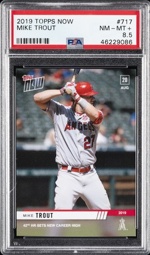 2019 Topps Now 717 Mike Trout