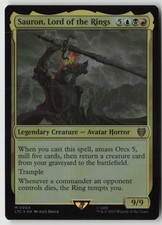 Sauron, Lord Of The Rings (Foil) - Magic: The Gathering MTG Card, Mythic Rare, Near Mint Sauron, Lord Of The Rings (Foil) - Magic: The Gathering MTG Card, Mythic Rare, Near Mint