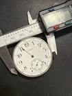 AA98 Vintage Antique Wind Up Pocket Watch Movement Waltham Parts Repair As Is***