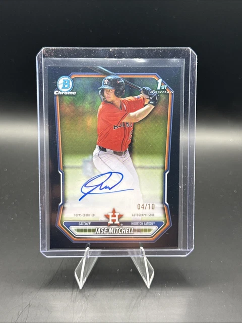 2026 Bowman Jase Mitchell Black Auto /10 Astros 🔥🔥🔥