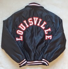 OG Louisville Cardinals 1980s DeLong Jacket Full-Snap Quilt-Line Sz Large 🔥🔥🔥