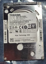 Genuine Toshiba G0-00733000 Wipe Technology hard drives MQ01ABU032BW 