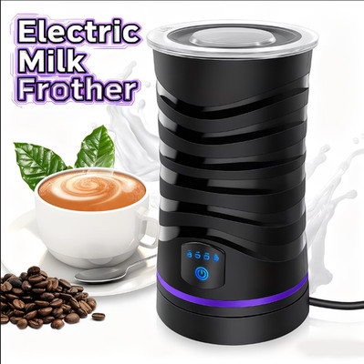4-in-1 Elektrischer Milchaufschäumer & Dampfgarer | Automatische Heiß & Kalt Kaffee Schaum Maschine
