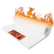 Ceramic Fiber Insulation, 31"x24"x1" Thick, 2600F Fireproof Insulation Blanke...