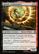 4x Shriek, Treblemaker MTG Marvel's Spider-Man NM Magic Regular