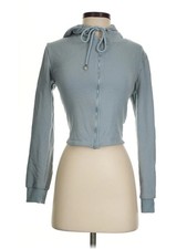 Assorted Brands Women Gray Zip Up Hoodie S