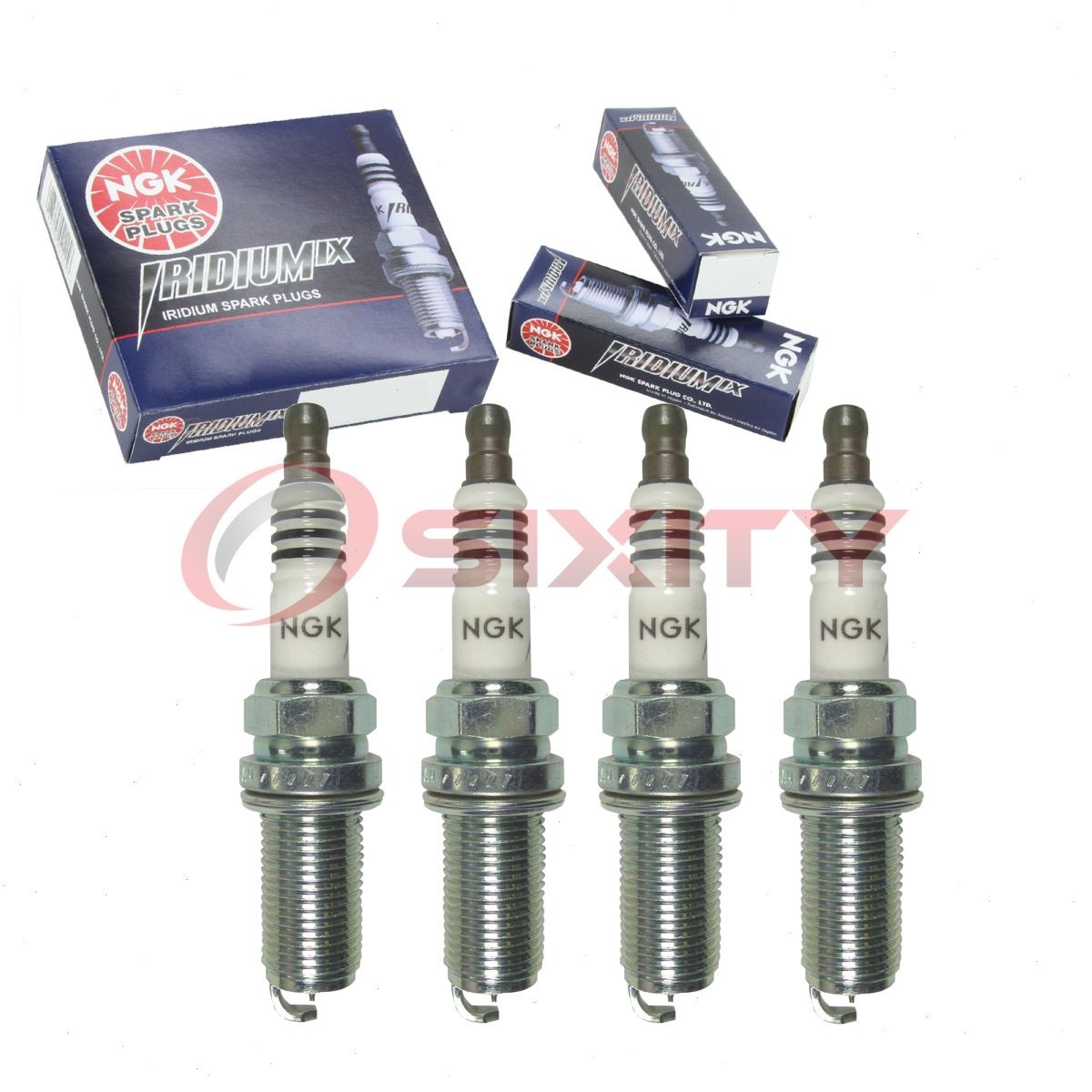 4 pcs NGK Iridium IX Spark Plugs for 2004-2011 Subaru Impreza 2.5L - Engine xj