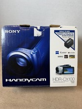 Sony HDR-CX100 HD Handycam Camcorder Black w/ 8GB Internal Memory, Read