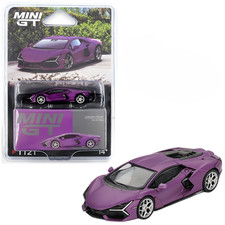 MINI GT #1121 - VIOLA 30TH MATTE PURPLE - LAMBORGHINI REVUELTO