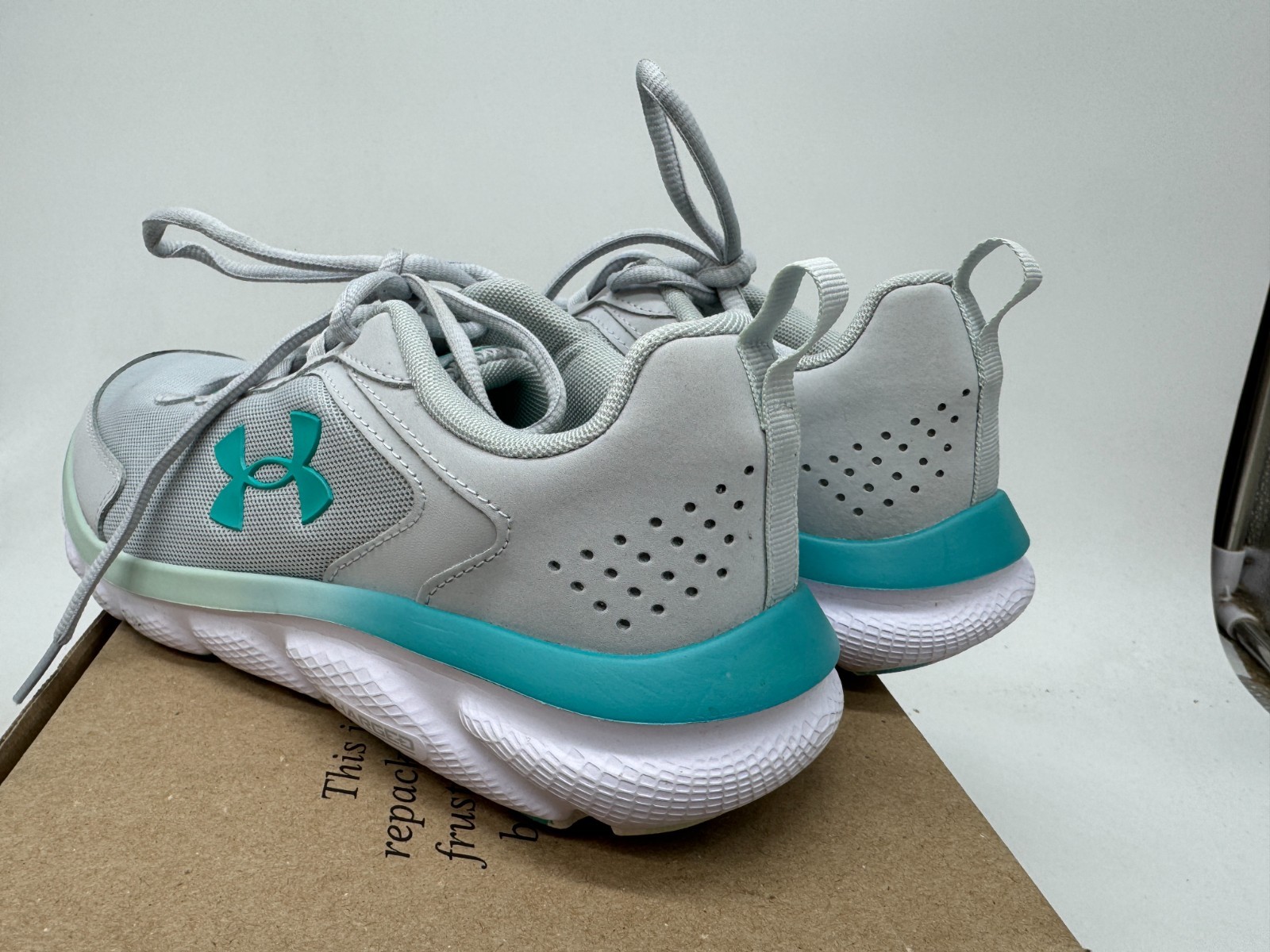 Under Armour Charged Assert 9 Marble Athletic Sne… - image 4