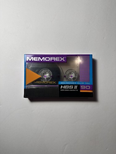 Pack Of 10 Memorex HBS II 90m Minute Cassettes New Blank