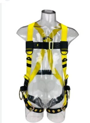 3D Ring Safety Harness Fall Protection Full Body  Range Of 130-310 Lbs Only