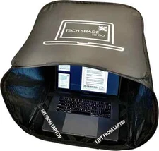 Tech Shade To Go Portable Laptop Sun Shade, Privacy For Working Outside