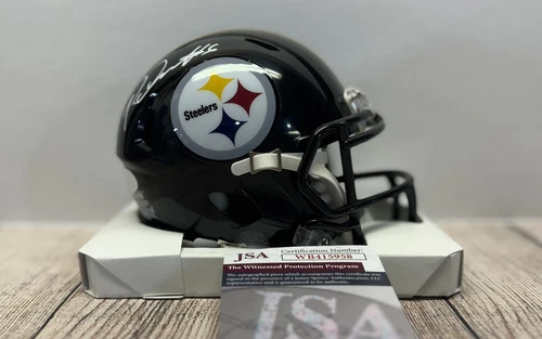 PITTSBURGH STEELERS PATRICK QUEEN SIGNED MINI HELMET JSA COA!!!