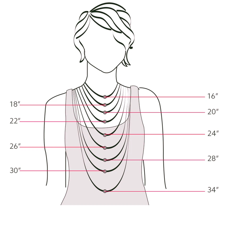 Cadena de cuerda de 1,5 mm de oro blanco real de 14K para hombre / 16"- 24"" Foto 4 de 4