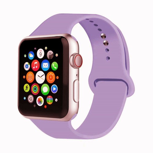 Sport Armband für Apple Watch Series 9 8 7 6 5 4 3 SE Silikon Band iWatch Ersatz - Bild 19 von 74