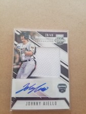 2017 Elite extra edition auto Johnny Aiello 20/49  w/ extra card